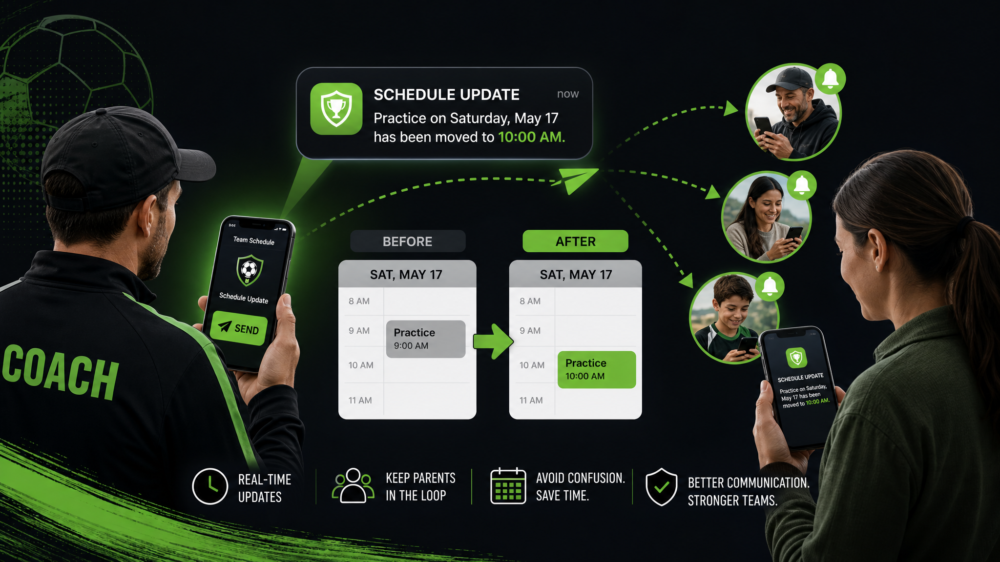 How to Send Schedule Changes